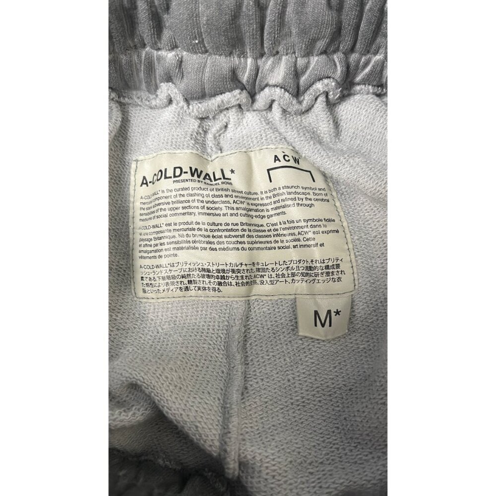 A-COLD WALL* GRAY WASHED SWEATPANTS - Picture 8 of 8